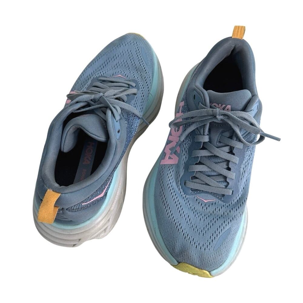 Hoka women's running BONDI 8 sneaker size 7 - Picture 3 of 10